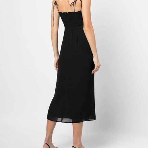 Reformation Kourtney Dress | Black 🎉SALE🎀 NEW - Picture 3 of 13